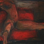 Nu 2, huile sur toile, 90 x 130 cm, 1987