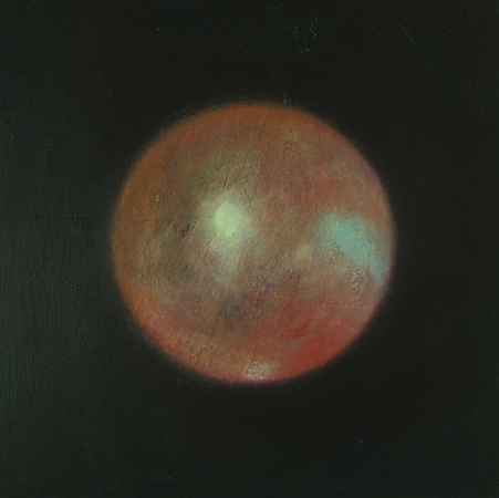 Sans titre 2, huile sur bois, 30 x 30 cm, 2007